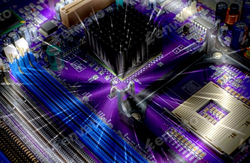 Preview: Empty Cpu Processor Socket With Pins On Motherboard