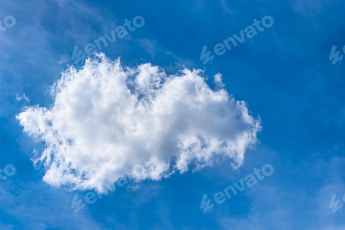 Preview: One Light Beautiful Cloud On A Blue Sky