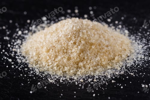 Preview: Natural Animal Gelatin On A Dark Stone Background
