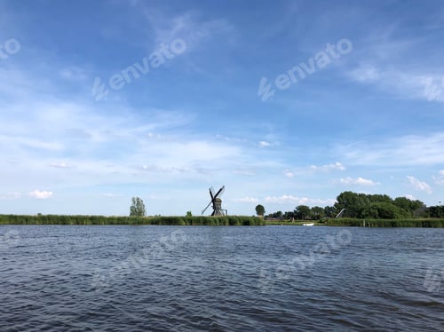 Preview: Windmill Around Ijlst, Friesland The Netherlands