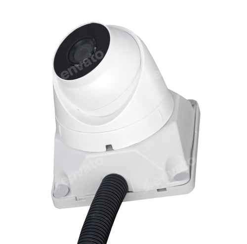 Preview: Spherical Ip Security Camera On White Background