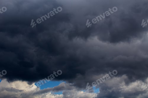 Preview: Dramatic Stormy Sky Before Rain And Hurricane. Background
