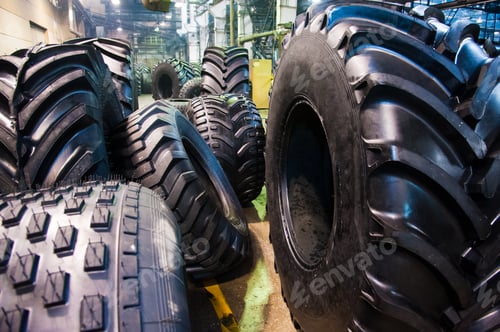 Preview: Manufacture Of Tires. Tyre Production Machine Conveyor