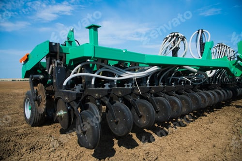 Preview: Tractor During Plowing. Agricultural Tillage In Spring