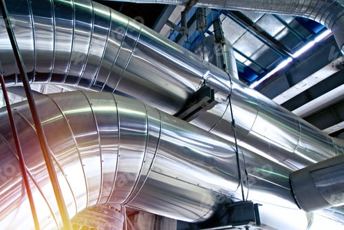 Preview: Equipment, Cables And Piping As Found Inside Of A Modern Industrial Power Plant