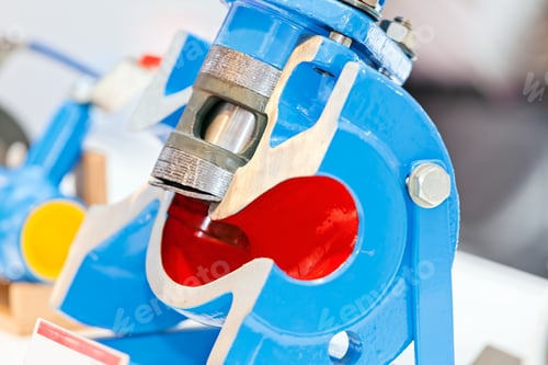 Preview: Intersection Of New Valves For Flow Control; Note Shallow Depth Of Field