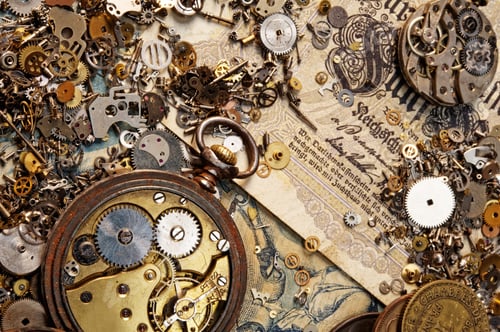 Preview: The Gears On The Old Banknote