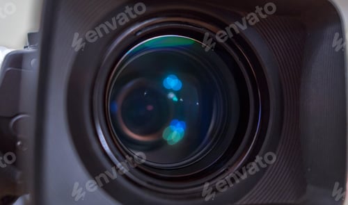 Preview: The Lens Of The Television Camera Close-Up