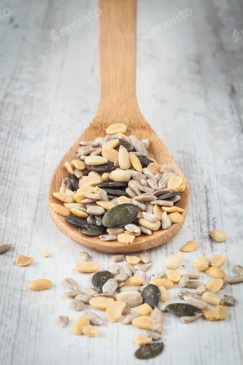 Preview: Assortment Of Dried Sunflower And Pumpkin Seeds