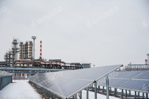 Preview: Field Of Solar Panels And Renewable Clean Energy