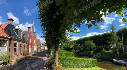 Preview: Downtown In The Old Town Of Ijlst, Friesland The Netherlands