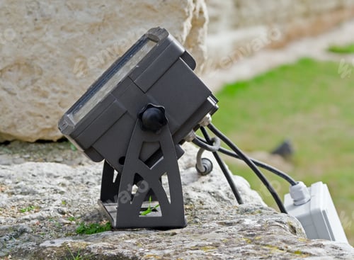 Preview: Led High Power Spotlights Mounted On Cwall