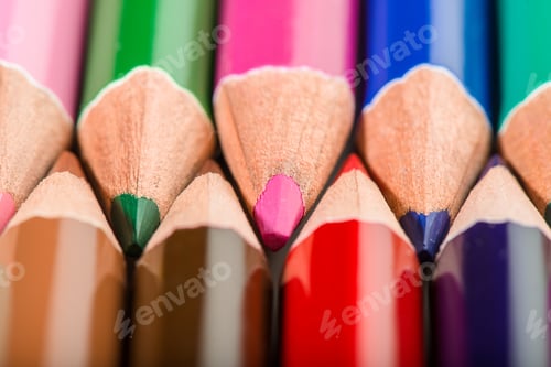 Preview: Macro Background Of The Pencil As An Element For Design. High Resolution.