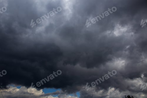 Preview: Dramatic Stormy Sky Before Rain And Hurricane. Background