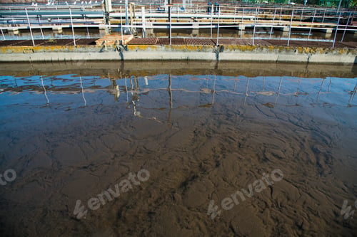 Preview: Aeration Pool Of The Municipal Wastewater Treatment Plant Water Treatment Plant