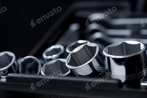 Preview: Tool Repairman, Mechanic Tool Set In The Background.