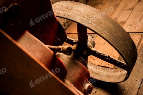 Preview: Detail Of Old Industrial Machinery Of The 1900S In Italy