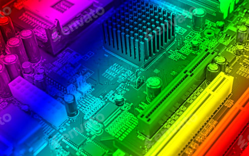 Preview: Empty Cpu Processor Socket With Pins On Motherboard