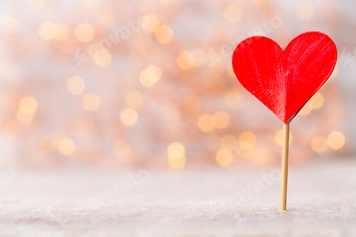 Preview: Valentines Day Background With Hearts.
