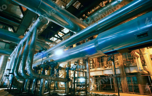 Preview: Equipment, Cables And Piping As Found Inside Of A Modern Industrial Power Plant