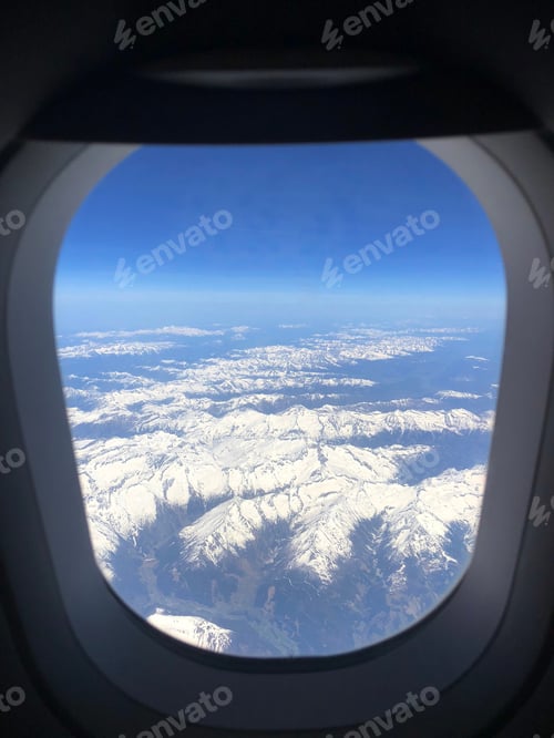 Preview: Flying Over The Snowy Alps In Europe