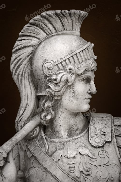 Preview: Sculptural Portrait Of An Ancient Hero