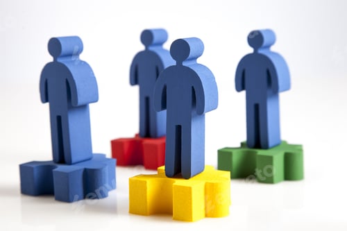 Preview: Concept Of Teamwork, People And Icons