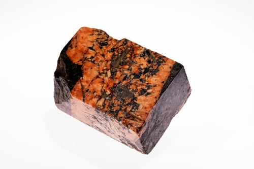 Preview: Thoclase With Chalcopyrite On The White Background