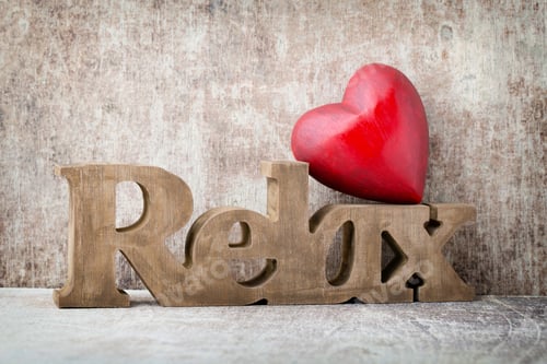 Preview: Love, Message Of Home With Wooden Letters.