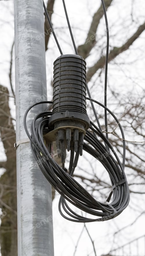 Preview: Closure Optical Fiber With Black Cable