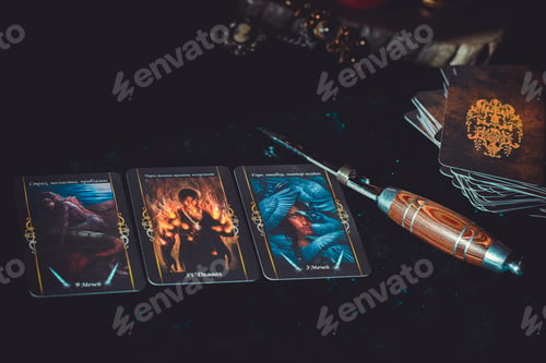 Preview: Concept Of Tarot Cards Predictions ,And Other Old European Magic. Europe, Romania. Transylvania