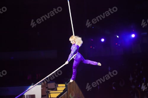 Preview: Air Gymnast In A Circus