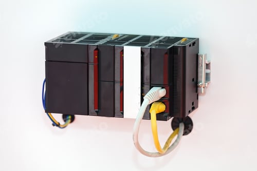 Preview: View On Advanced Industrial Control Box, New Technology; Note Shallow Depth Of Field