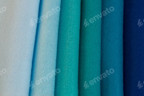 Preview: Blue Mixed Felt.