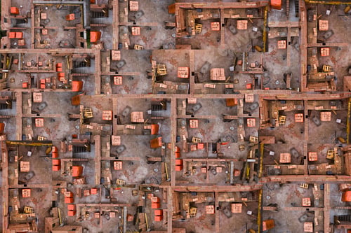 Preview: Background Of The Construction Site Top View
