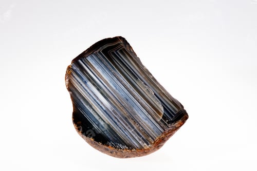 Preview: Agate Mineral Gemstone On The White Background