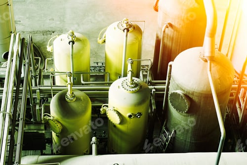 Preview: Equipment, Cables And Piping As Found Inside Of A Modern Industrial Power Plant