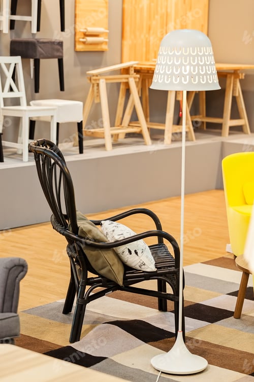 Preview: Example Of Model Modern Armchair, Note Shallow Depth Of Field