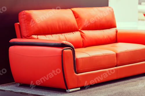 Preview: Modern Sofa For The Living Room, Note Shallow Depth Of Field