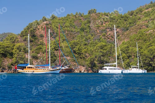 Preview: Sailboats In Aegean Coast Of Turkey