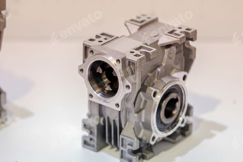 Preview: Focus On Detail Of Engine For Industry; Note Shallow Depth Of Field