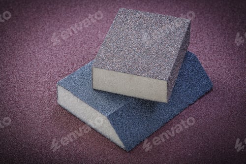 Preview: Sanding Sponges On Polishing Paper Abrasive Materials.