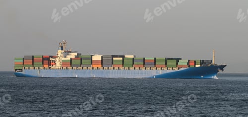 Preview: A Container Ship Carrying Goods Between Ports