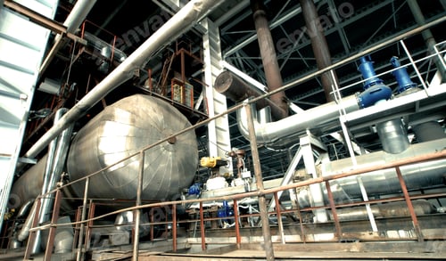 Preview: Industrial Zone, Steel Pipelines And Equipment
