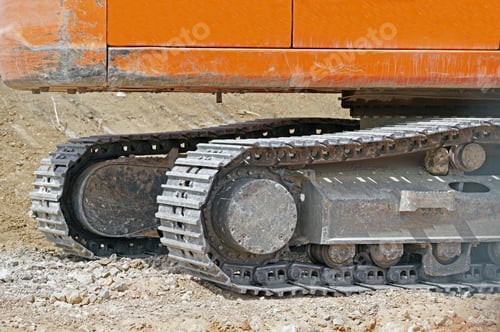 Preview: Part Of Modern Excavator Machines On Construction Sites