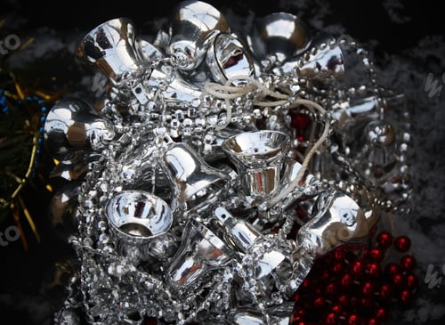 Preview: Decorative Silver Bells.