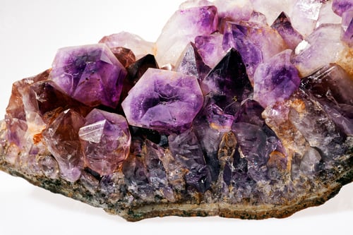Preview: Amethyst From The Mexico On The White Background