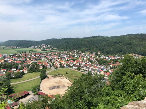 Preview: Scenic View From The Donaustauf Castle In Germany
