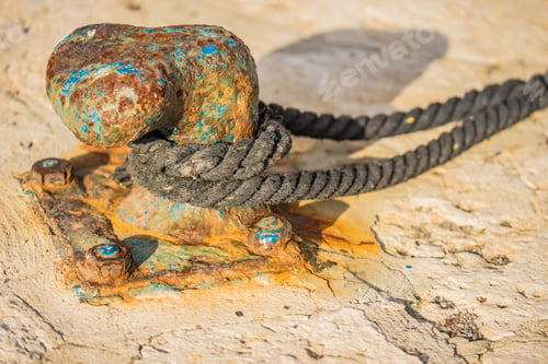 Preview: Mooring Rope And Bollard Anchor.