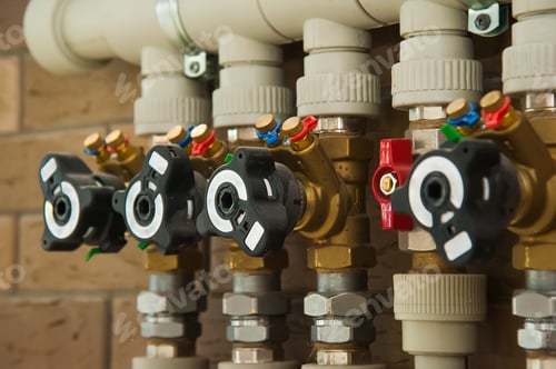 Preview: Copper Valves, Stainless Ball Valves, Detector Of Water And Plastic Pipes Of Central Heating System